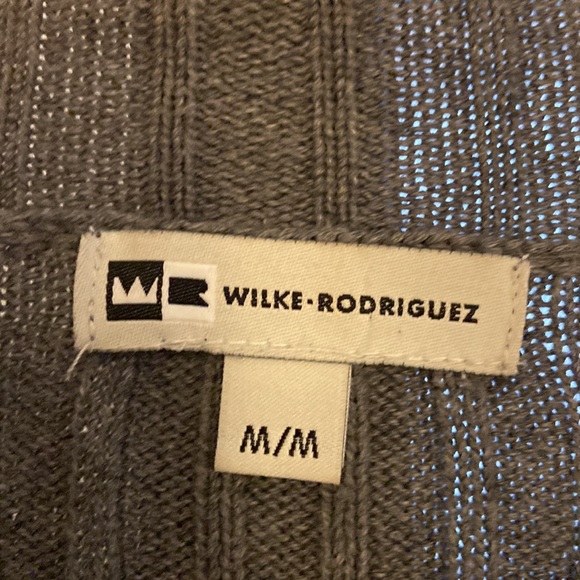 Wilke Rodriguez grey zipper cardigan. - Picture 3 of 5